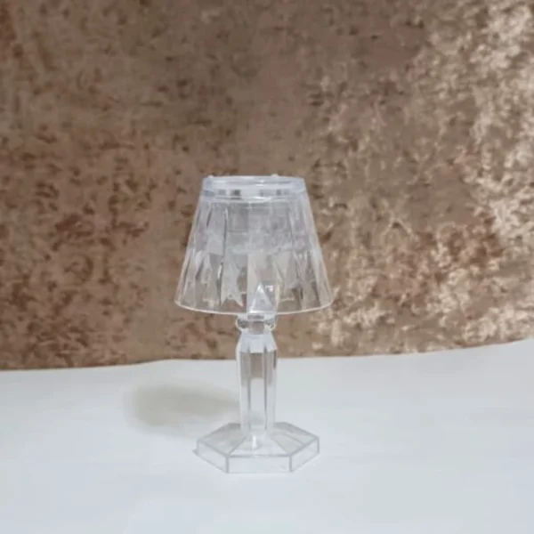 Cordless Table Lamp – Elegant Crystal White Glass Design Packed by ShimmerMix.com - Image 2