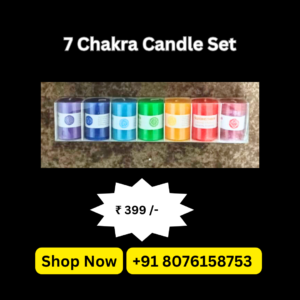 Home Decor Shimmer Mix Chakra Candles Light