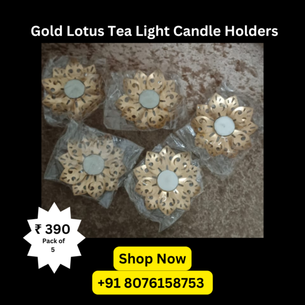 Home Decor Shimmer Mix TEA Light Holder