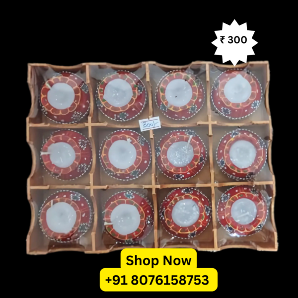 Handmade Reusable Matki Diyas – Set of 12 Pieces Packed by Shimmermix