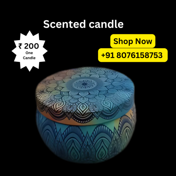 Multi-Color Premium Home Scented Candle - Packed by ShimmerMix - Image 2